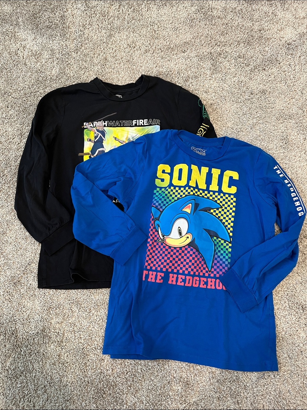 SONIC & AVATAR Long-Sleeve Graphic Tees